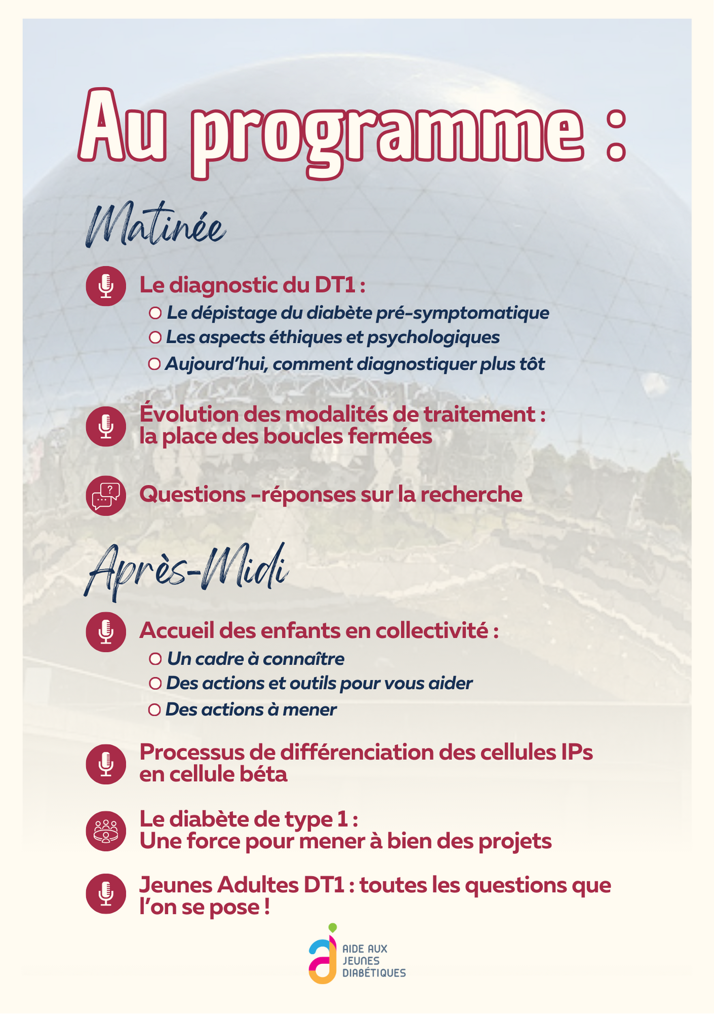 Au programme